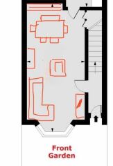 Do you have a long Edwardian/Victorian living room?