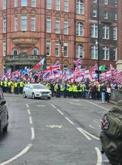 My son has gone on the march