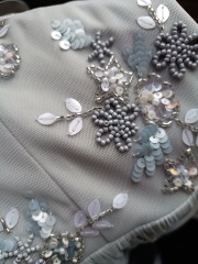 Is this dress too pale for a black tie wedding?