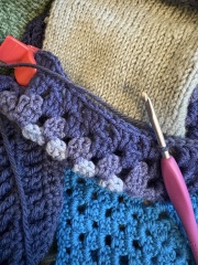 Woolly Hugs. Desperately sad news we are afraid. Making a Blanket for lovely Swashbuckled whose son has tragically died.