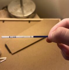 Positive or negative pregnancy test