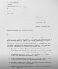 The Times interview with lord hodge about Sc ruling