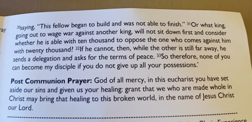 Sharing Sunday services