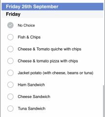 School Dinners