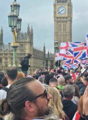 My son has gone on the march