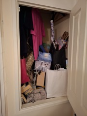 Deep cupboard