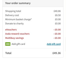 Shocked at hidden fees in my Asda shop