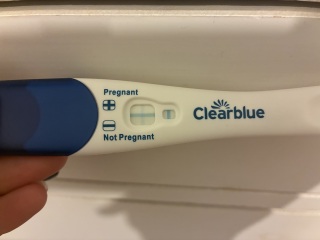 Is this line too faint for 3 weeks and 4 days?