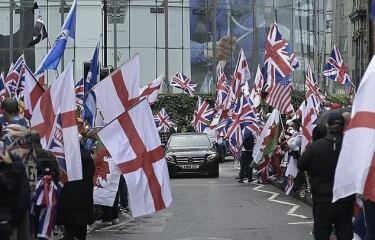 My son has gone on the march