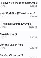 Great party play list tracks please