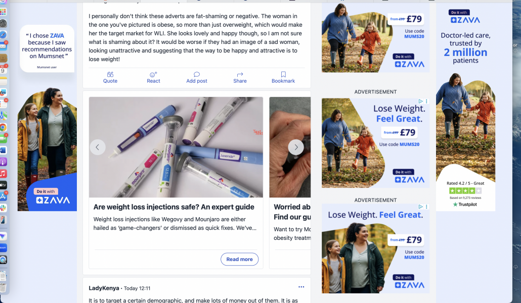 To really dislike MN weightloss adverts.  Constant.  Fat-shaming