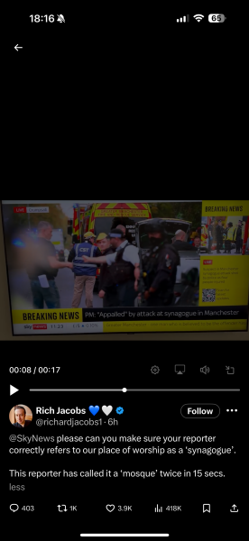 Terrible Scenes At Heaton Park Synagogue