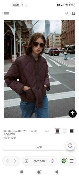 petite quilted jacket