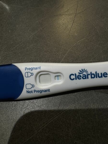 Don’t tell me this is positive? My second baby is only 5 months old…