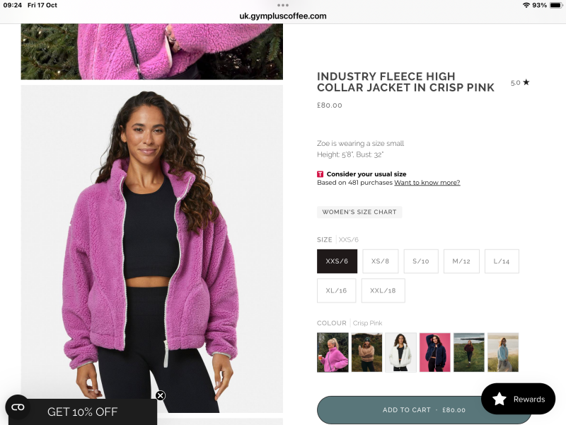 Looking for a stylish thick fleece