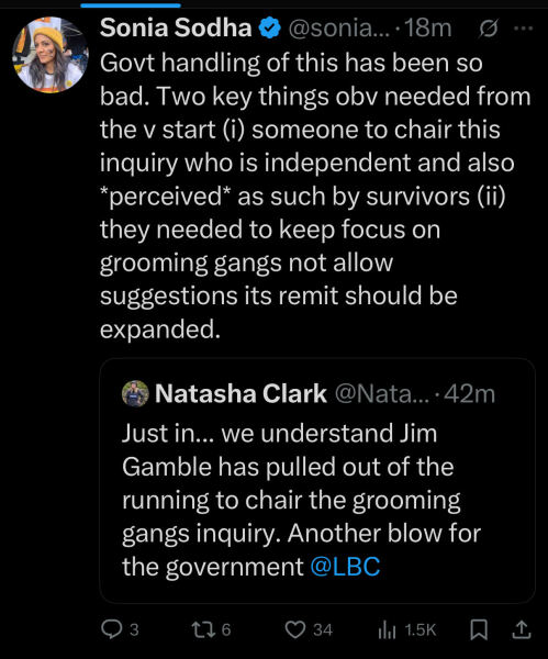 Fiona Goddard, a victim of the grooming gang, has resigned from enquiry panel