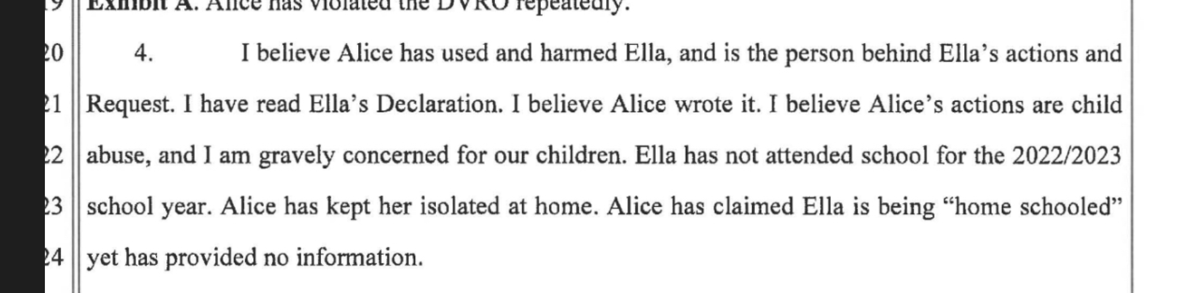 Alice Evans is losing the plot again