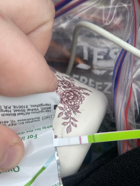 10 DPO and 5 days out from period. Is this a normal OPK?