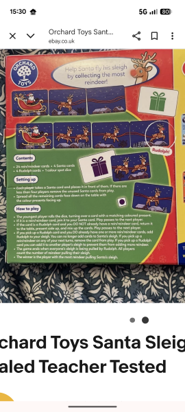 Orchard toys - Santa’s Sleigh