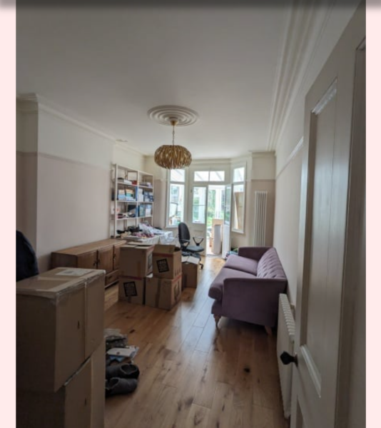 Turn beautiful second reception room into mediocre kitchen / diner?