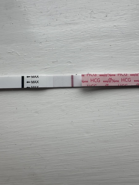 Disappearing line on pregnancy test??