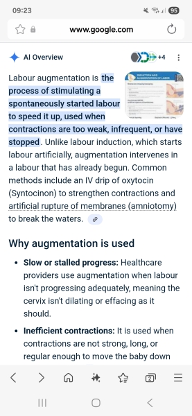 In labour - need urgent advice!