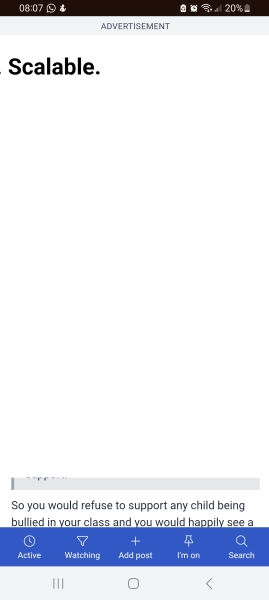 Ads covering whole page.