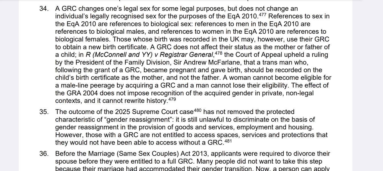 The Bench Book has been updated following the SC judgement