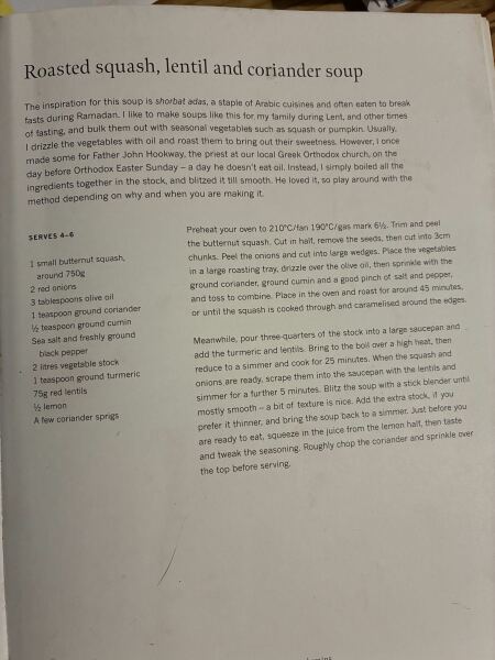 Butternut squash soup, what's your favourite recipe?