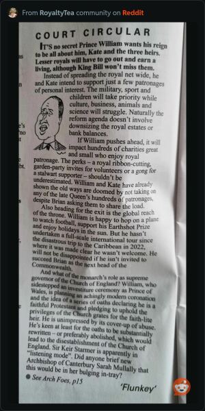 Private Eye on William