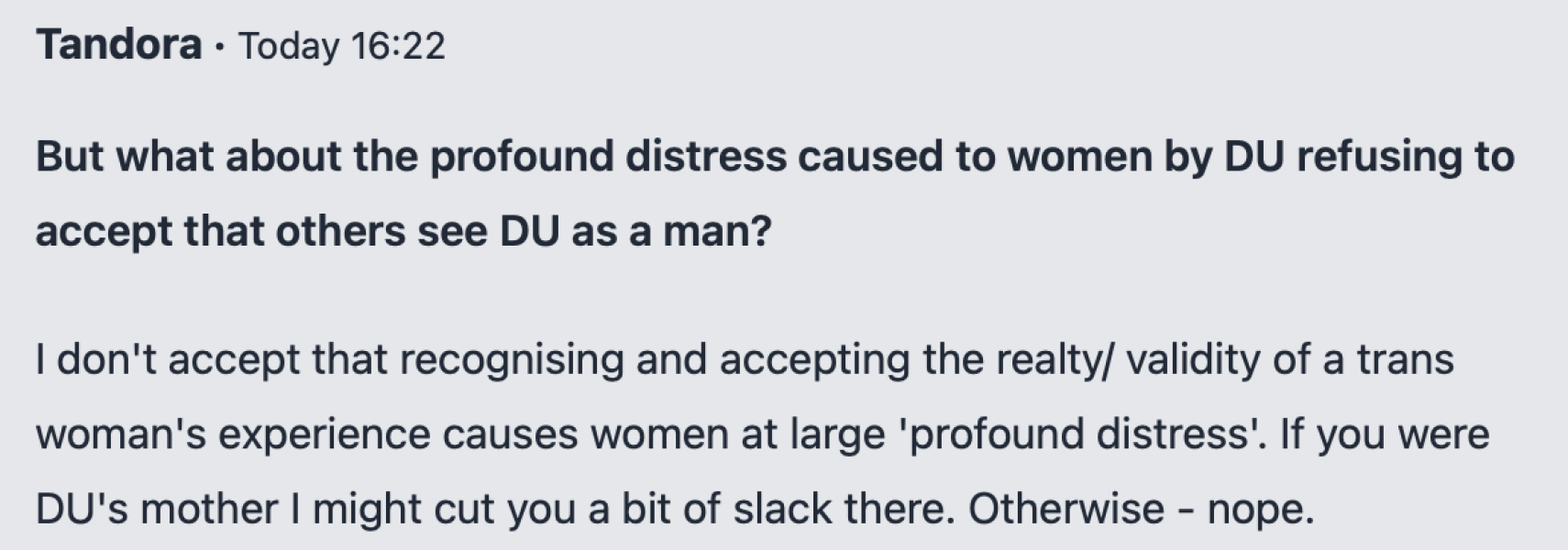 A little piece of insight