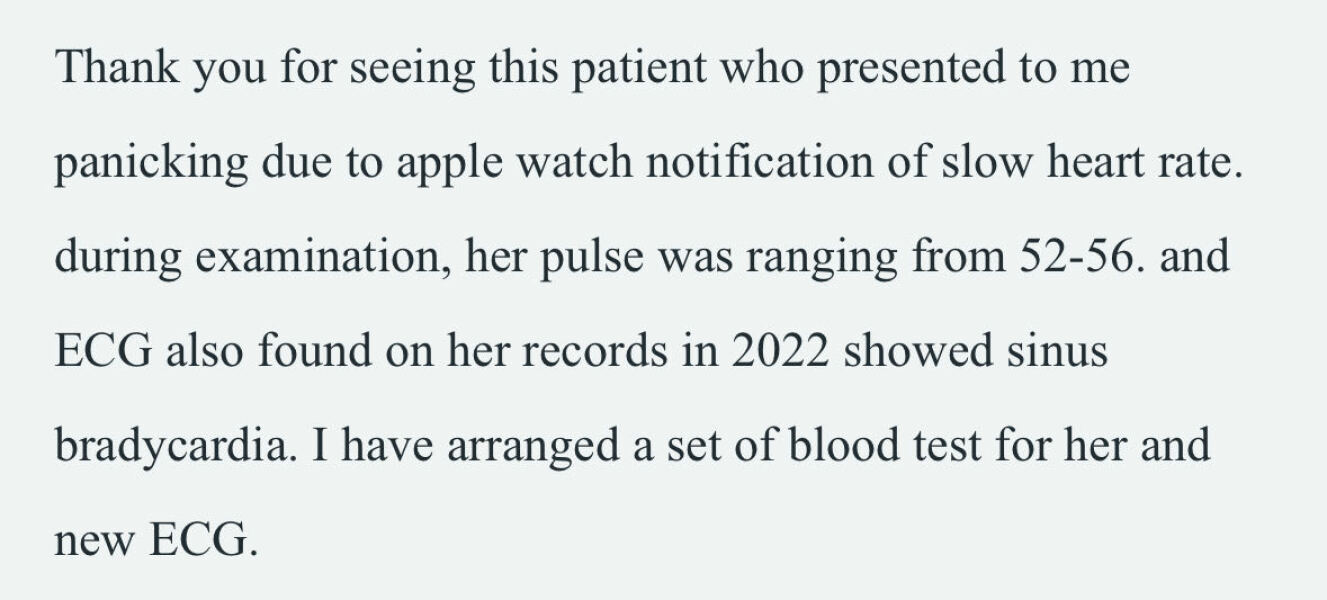 Can you ask GP what was put in a hospital referral?