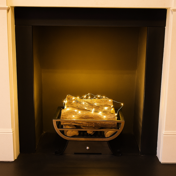 Styling a non-functioning fireplace