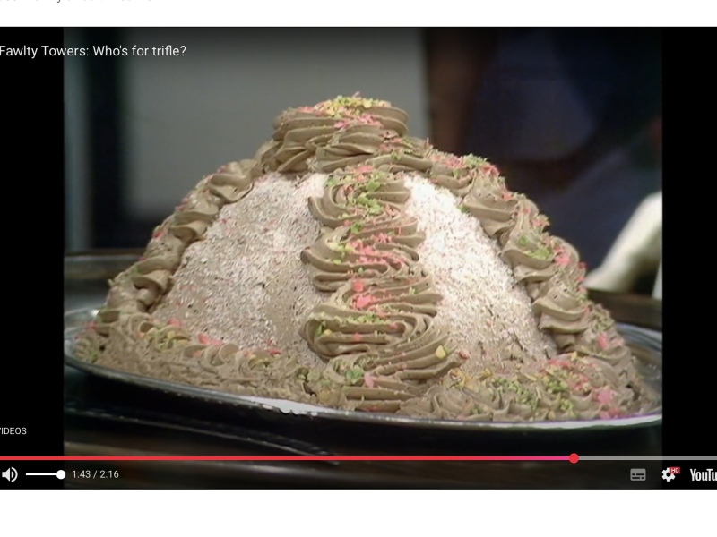 Fawlty Towers trifle - what is it?