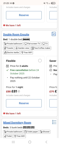 To have made my partner switch hotels in London?