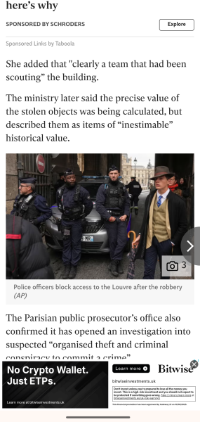 Louvre museum heist -- priceless jewels stolen