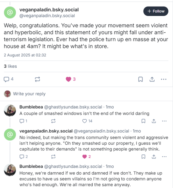 Attack on Wes Streetings office