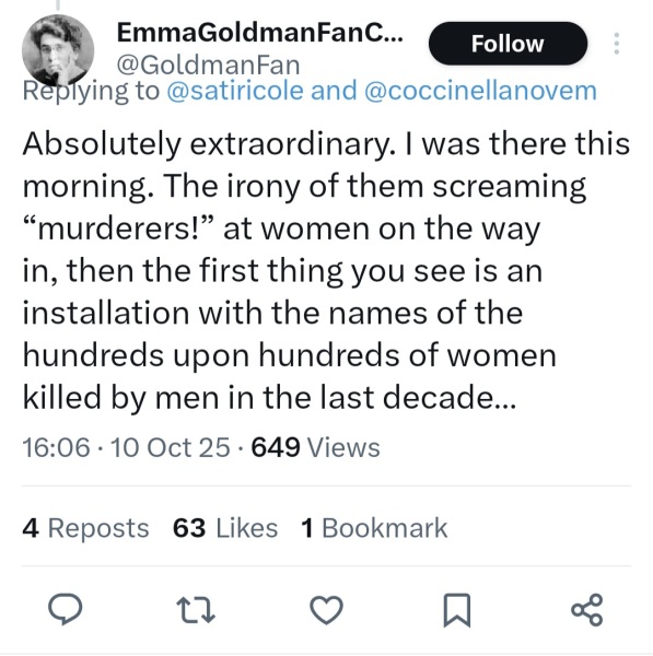 Men violently preventing women from congregating, communicating and networking, is what the Taliban do. Why is it happening in the UK?