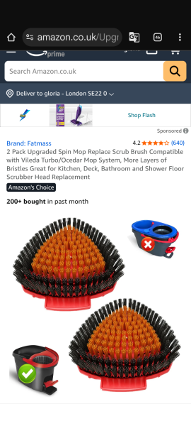 Mop for rough slate floor