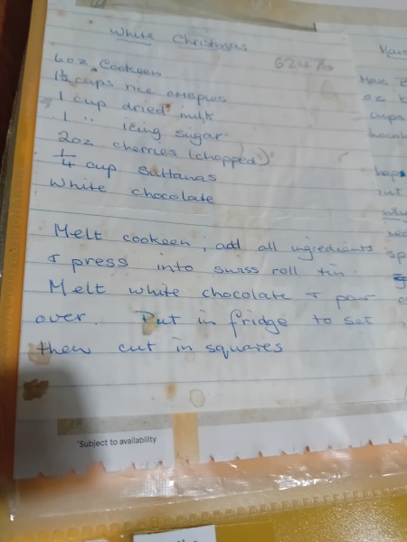 Your favourite Christmas recipe.