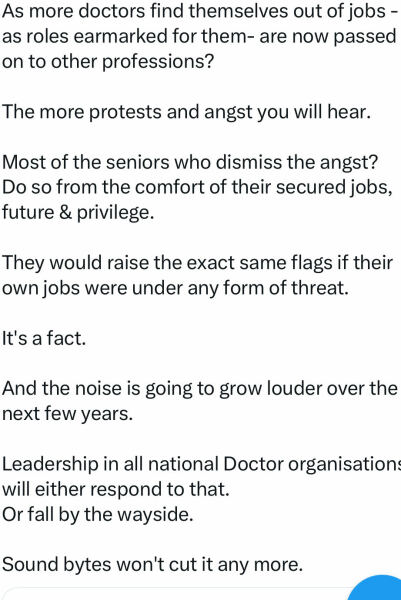To finally agree with a junior doctors strike