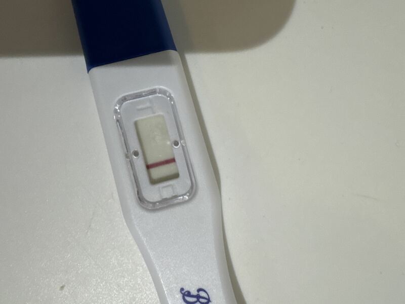 Don’t tell me this is positive? My second baby is only 5 months old…