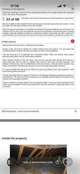 Survey on Bungalow - Dormer with no planning permission due to age it was built