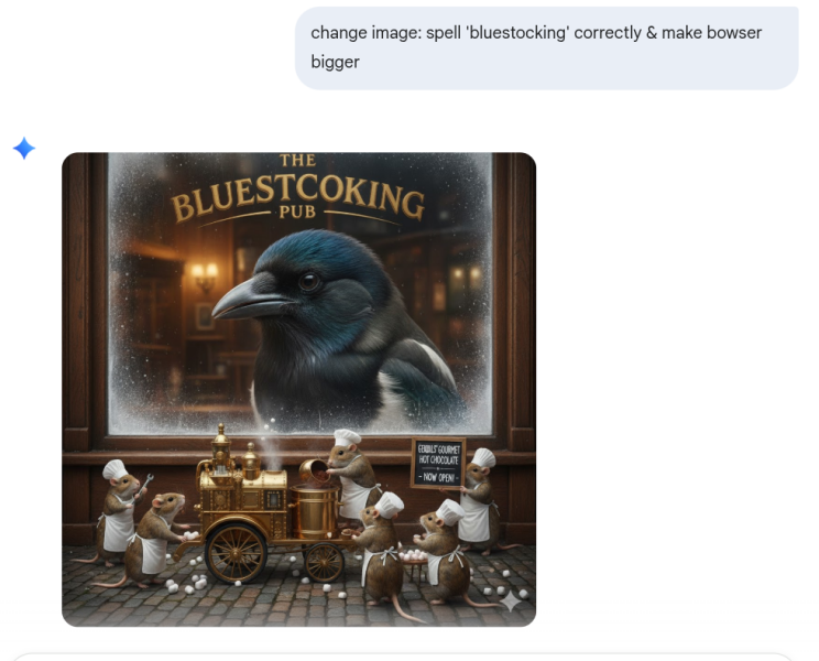 The Bluestocking, where the short days shorten and the oaks are brown