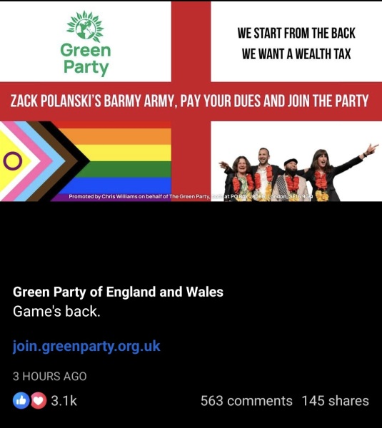 Greens internal drama warms up