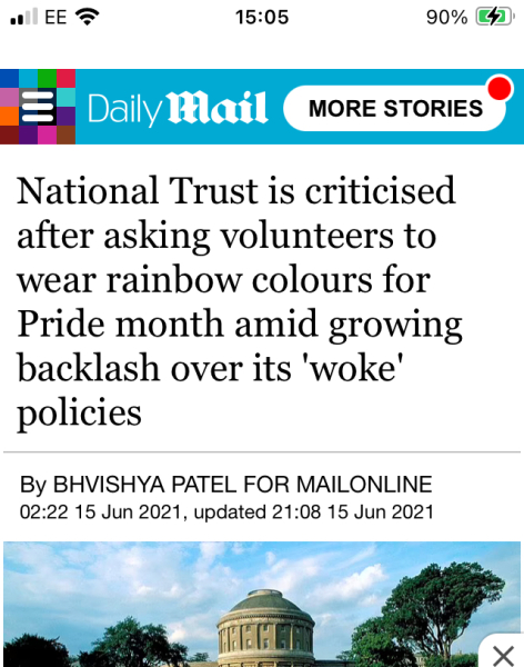 National Trust & tampons