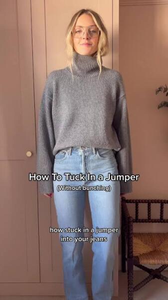 To ask if I look frumpy
