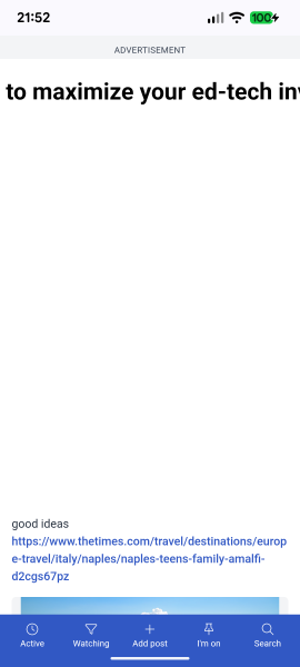 Ads covering whole page.