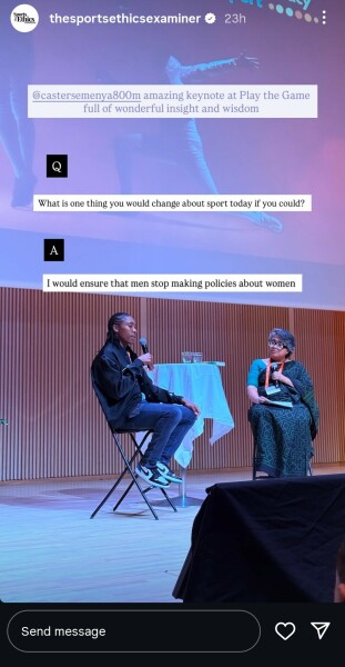 Caster Semenya ending 7 year fight against sex eligibility rules.