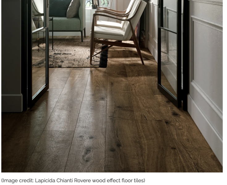 Wood effect porcelain tiles in sitting room?